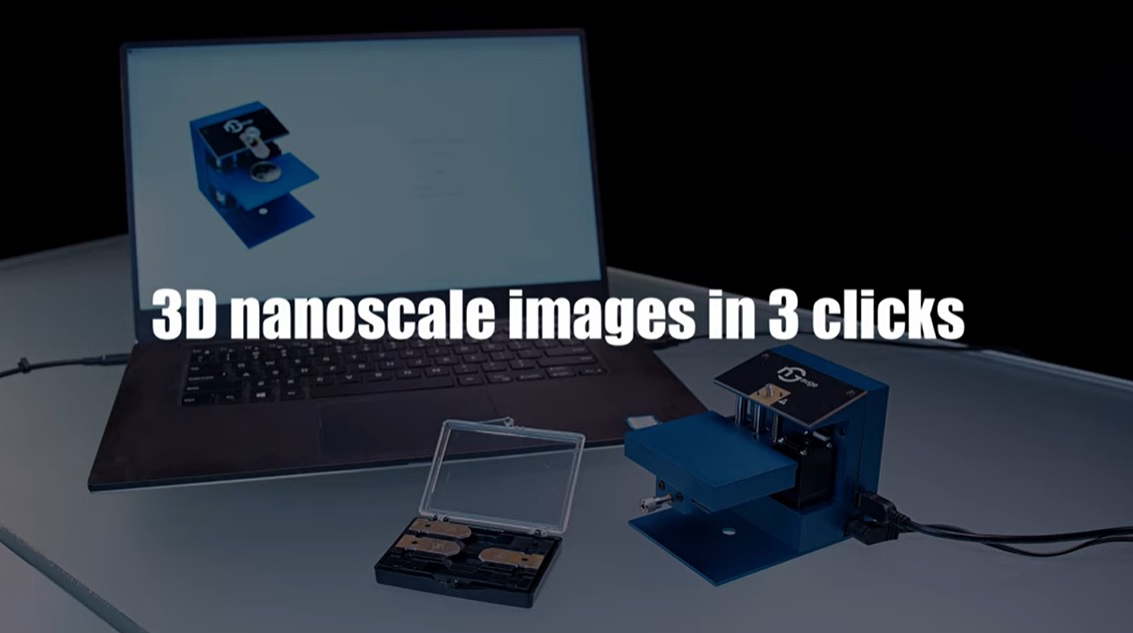 3 回のクリックで 3D ナノスケール画像を取得可能